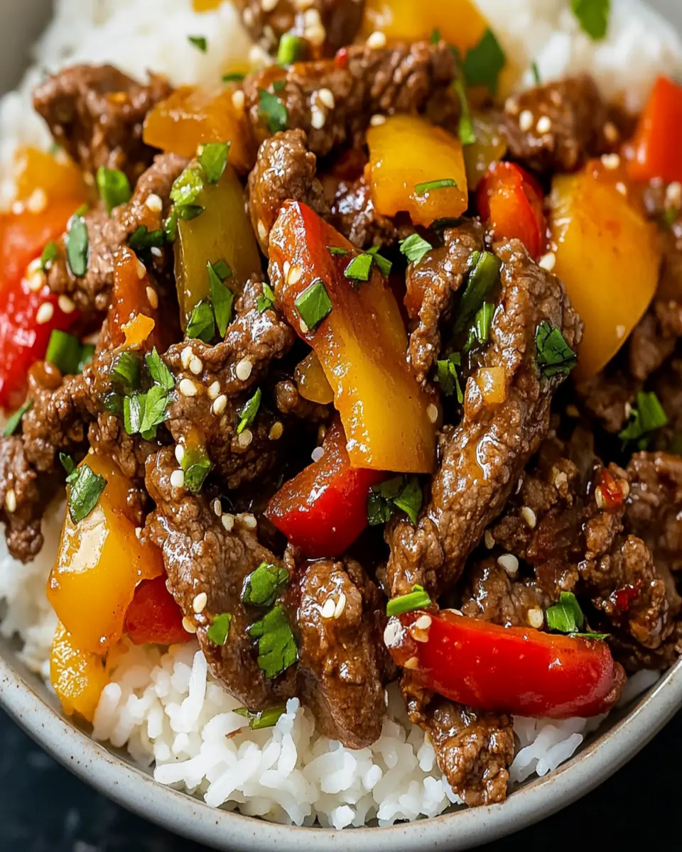 Beef And Pepper Rice Bowl First Image First Image