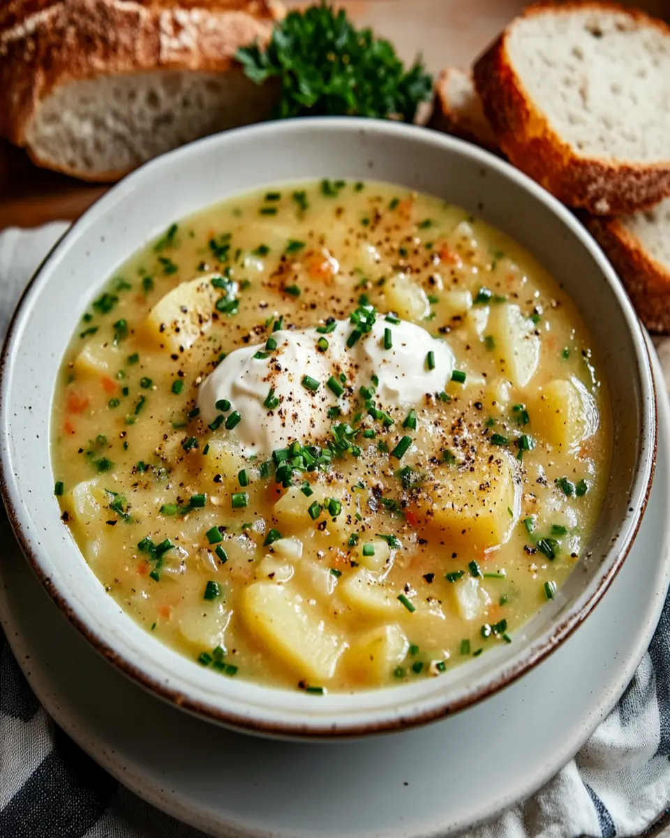 German Potato Soup (Kartoffelsuppe) First Image First Image