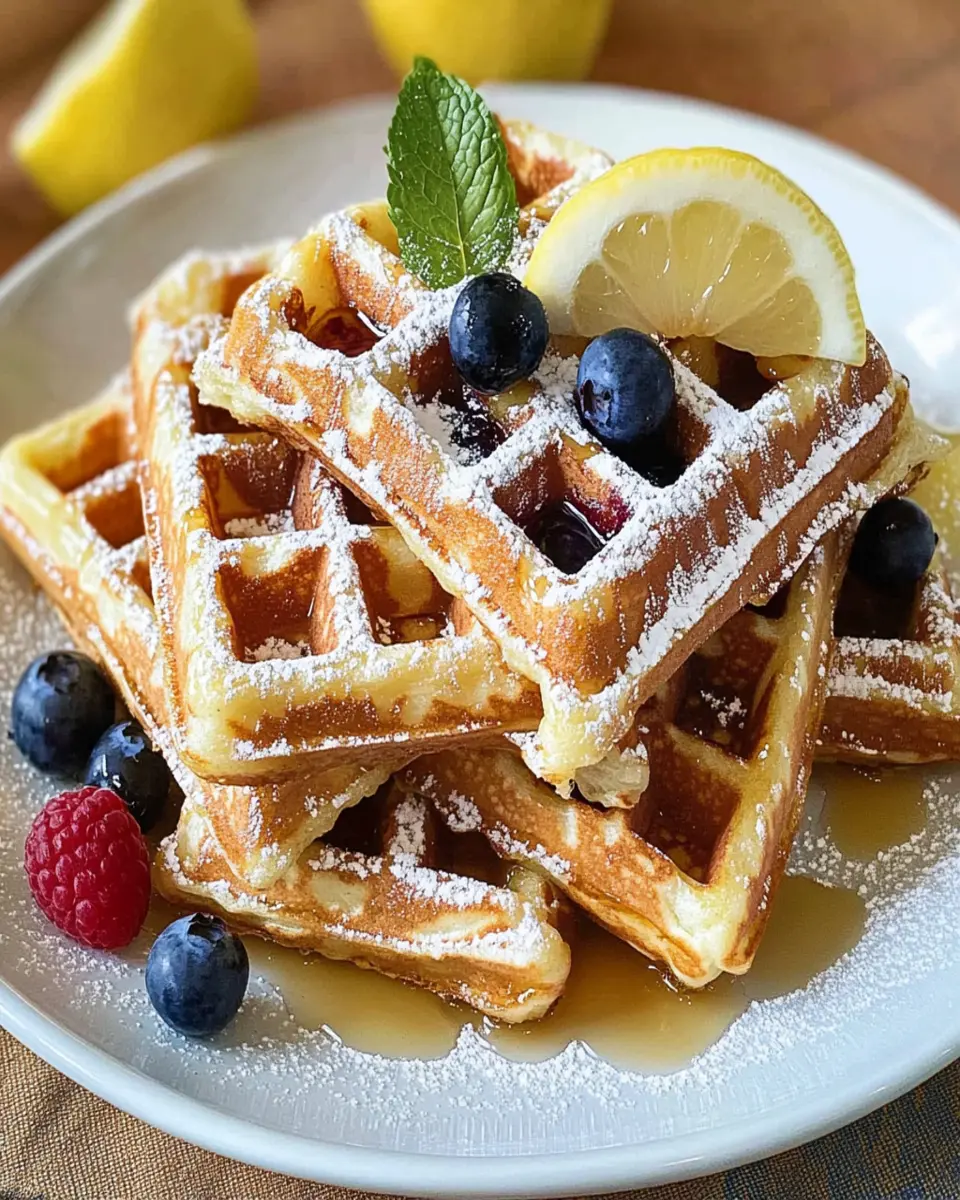 Lemon Vanilla Waffle French Toast First Image First Image