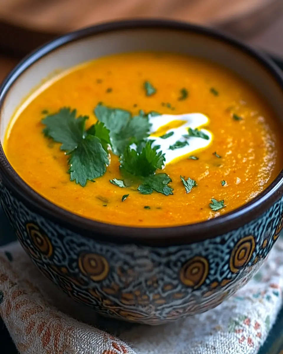 Moroccan carrot soup First Image First Image