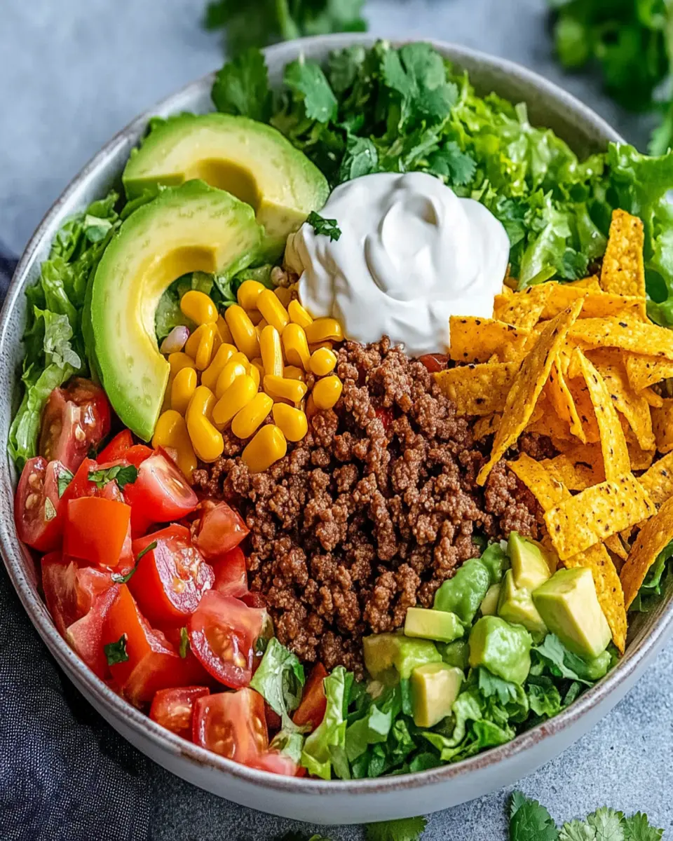 Ground Beef Taco Salad First Image First Image