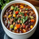 Vegan Bean and Beef Soup First Image First Image