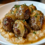 French Onion Meatballs First Image First Image