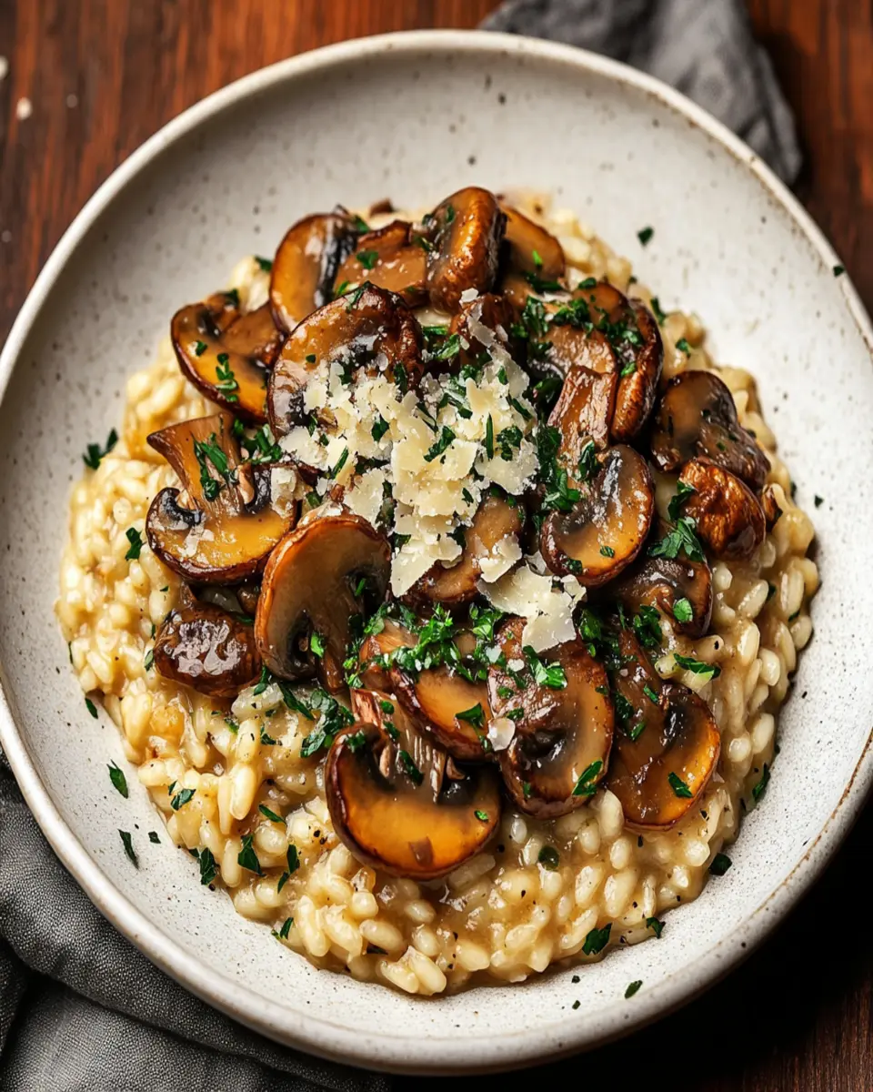 Mushroom Risotto First Image First Image