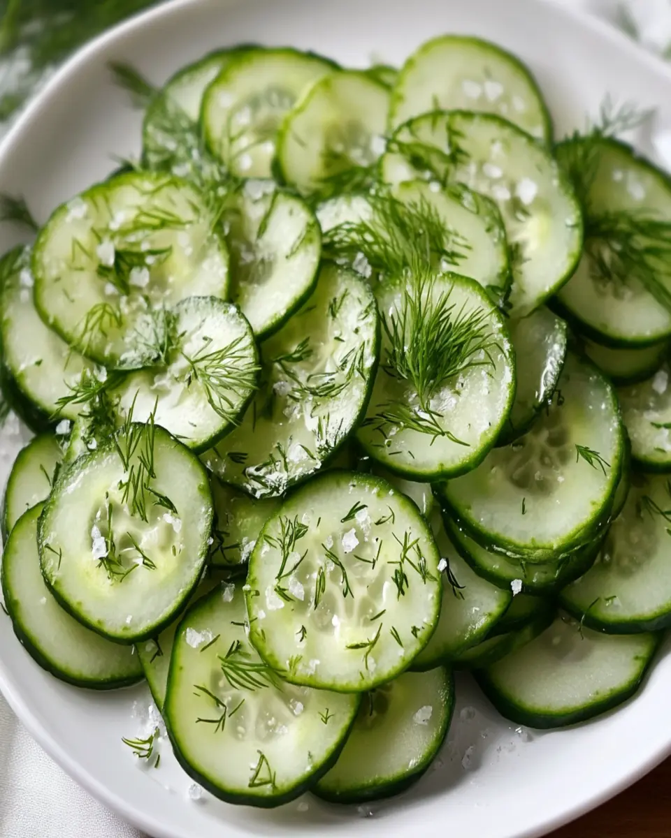 Salted Cucumber Slices First Image First Image