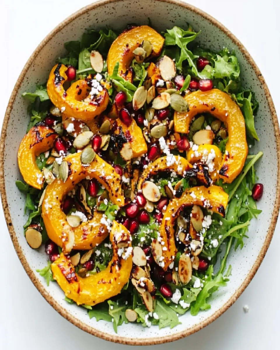 Delicata Squash Salad with Tahini Dressing First Image First Image