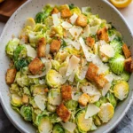 Shaved Brussels Sprouts Caesar Salad First Image First Image