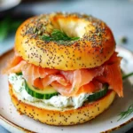 Smoked Salmon Bagel First Image First Image