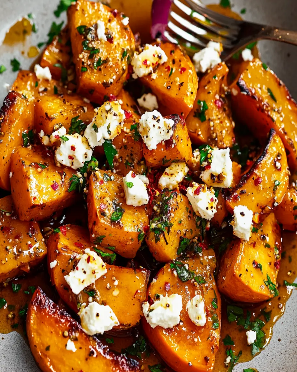 Roasted Pumpkin with Feta and Honey First Image First Image