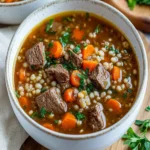 Chunky Beef and Barley Soup First Image First Image