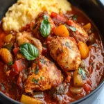 Slow Cooker Chicken Cacciatore First Image First Image