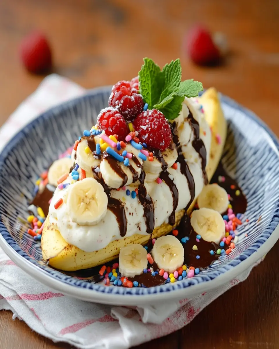 Yogurt Banana Split First Image First Image