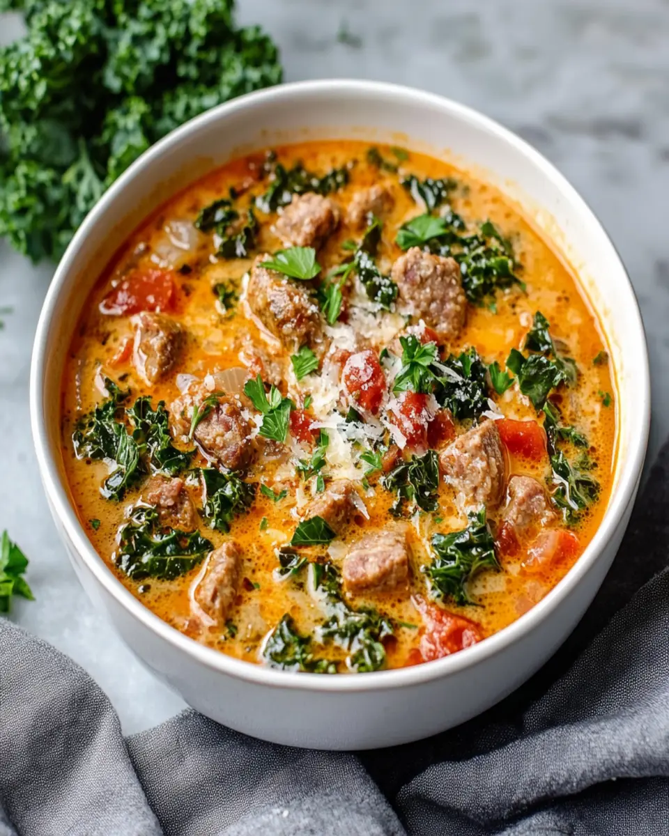 Keto Tuscan Soup First Image First Image