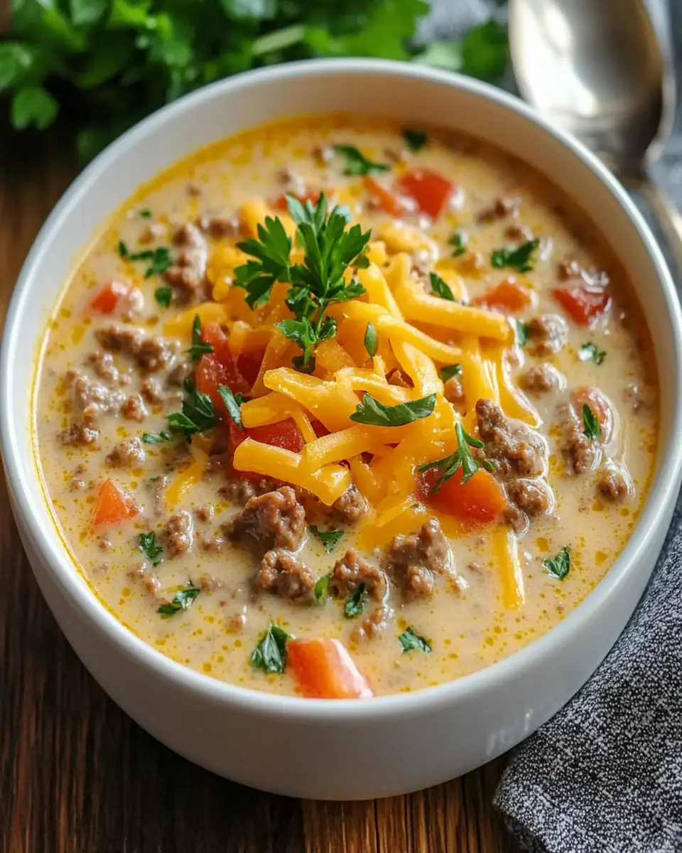 Cheeseburger Soup First Image First Image