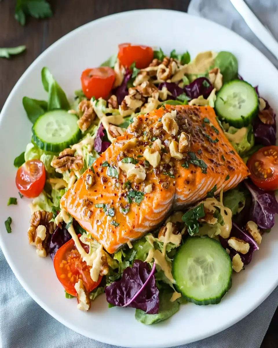 Harvest Maple Mustard Salmon Salad First Image First Image