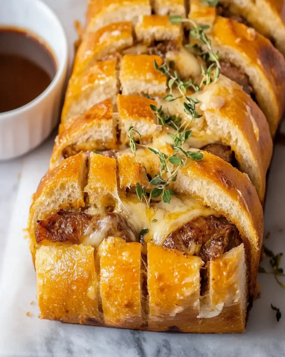 French Dip Pull Apart Bread First Image First Image