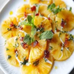 Warm pineapple carpaccio First Image First Image