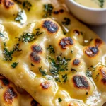 Buttery Garlic Naan Bread First Image First Image