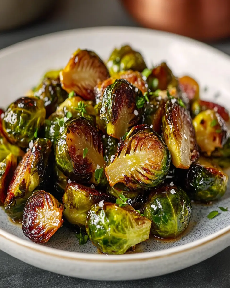 Maple-Glazed Brussels Sprouts First Image First Image