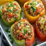 Ground Turkey Stuffed Bell Peppers First Image First Image