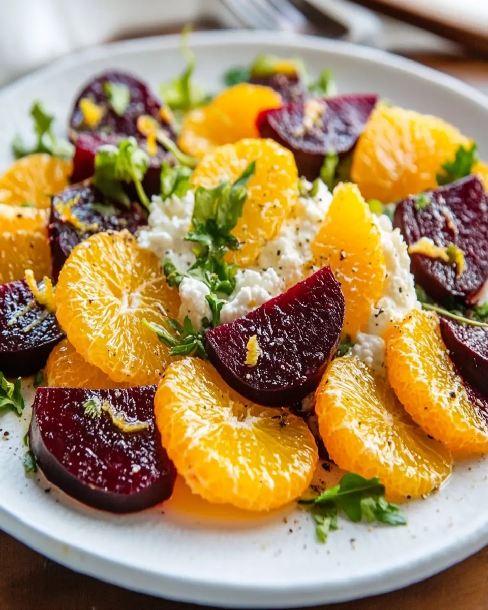 Citrus, Beets, and Cottage Cheese First Image First Image