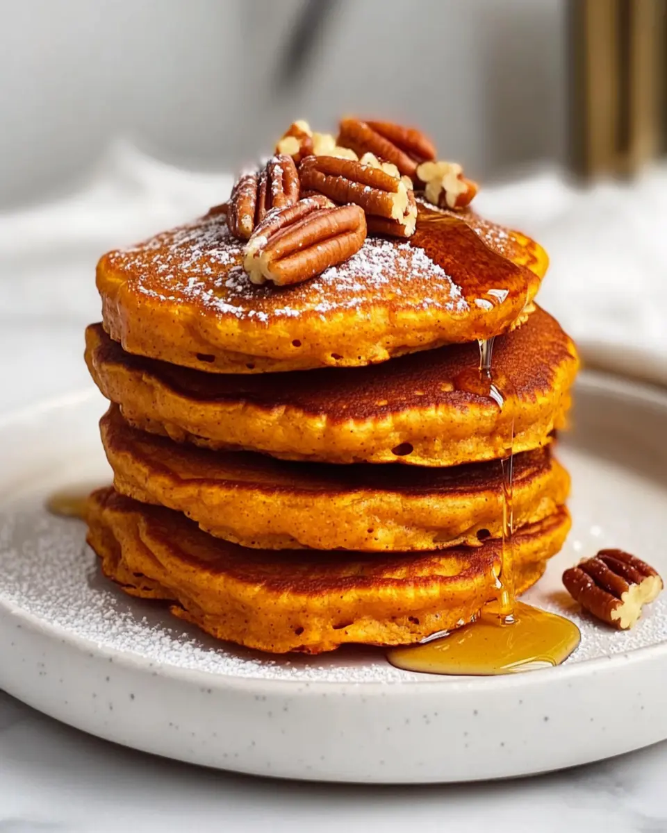Fluffy Pumpkin Pancakes First Image First Image