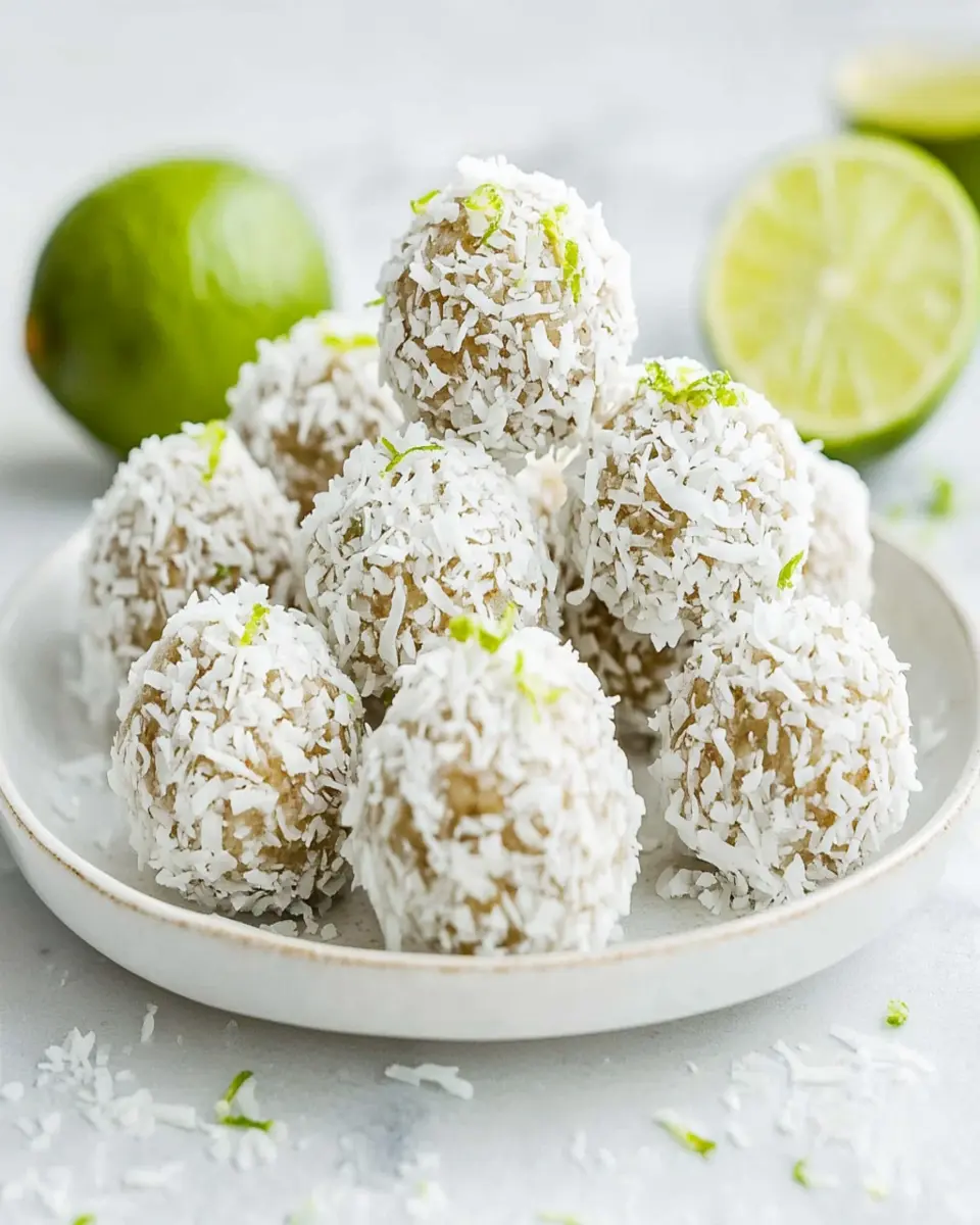 Coconut Lime Energy Balls First Image First Image