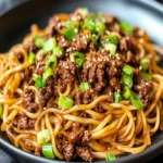 Mongolian Ground Beef Noodles First Image First Image