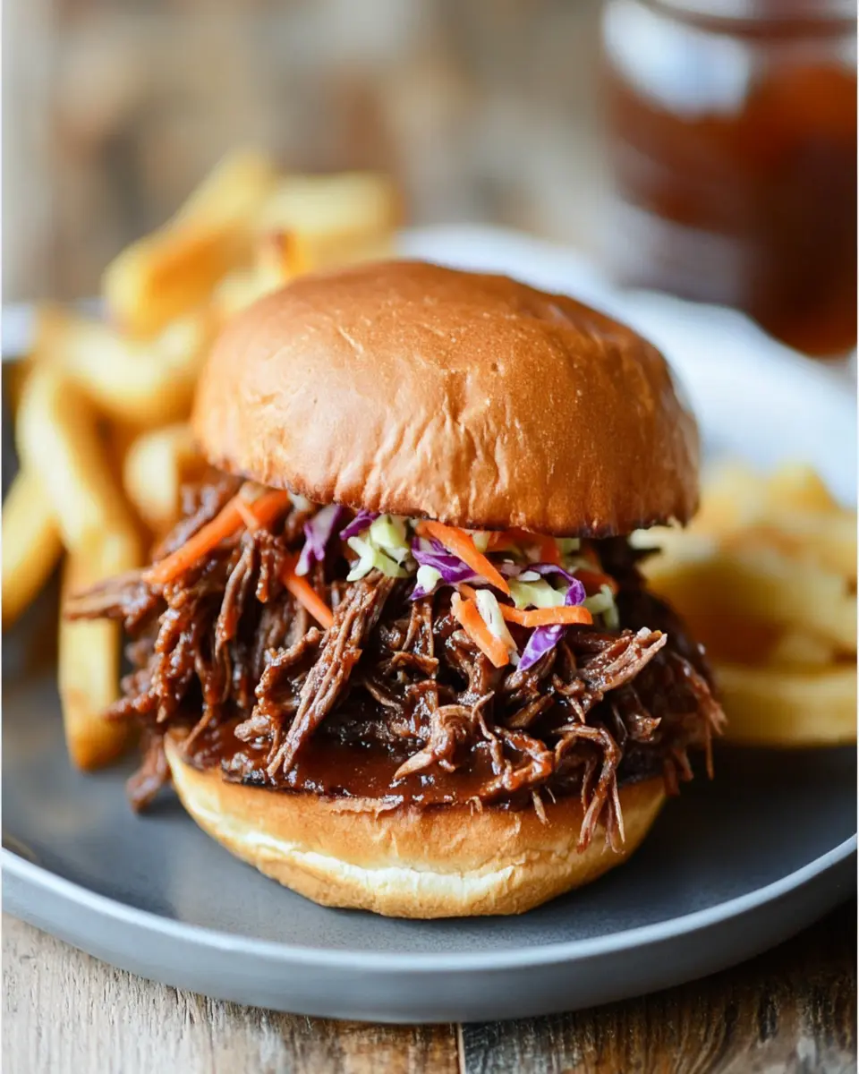 Tangy Beef BBQ Sandwiches First Image First Image