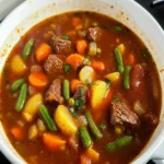 Hearty Beef and Vegetable Soup First Image First Image