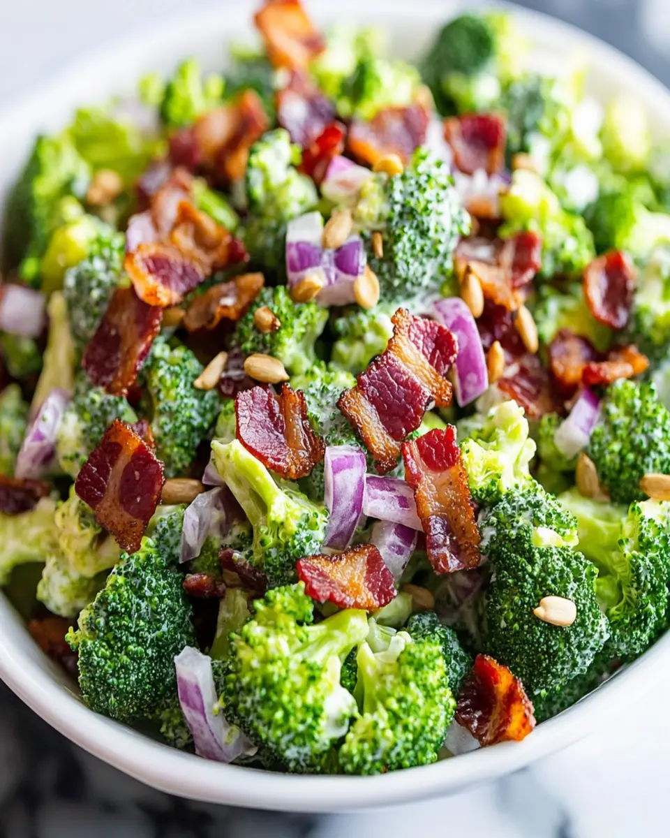 Broccoli and Bacon Salad First Image First Image