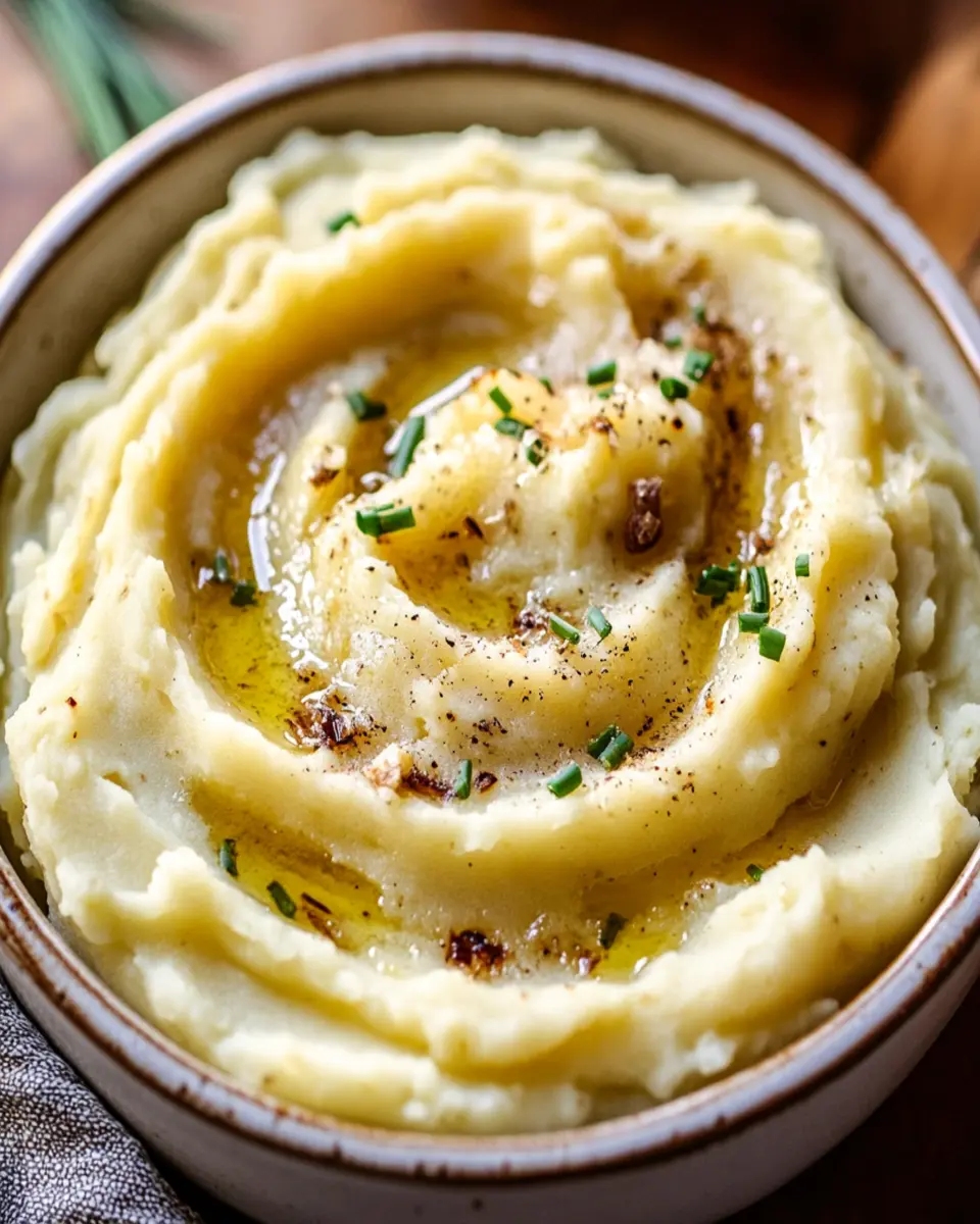 Roasted Garlic Mashed Potatoes First Image First Image