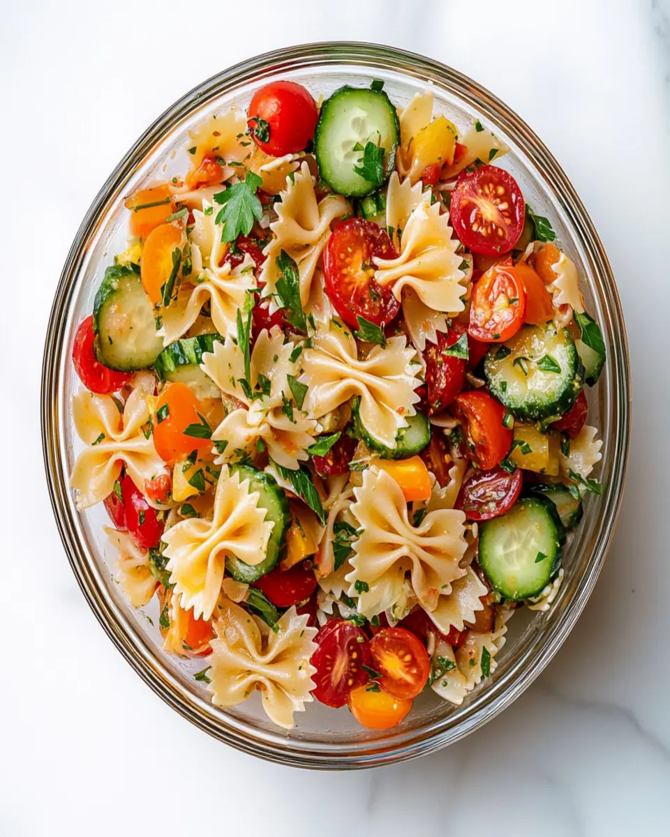 Light & Easy Bow Tie Pasta Salad First Image First Image