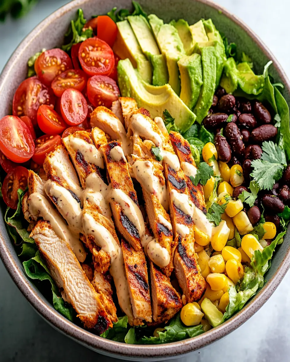 Southwest Chicken Salad with Spicy Ranch First Image First Image