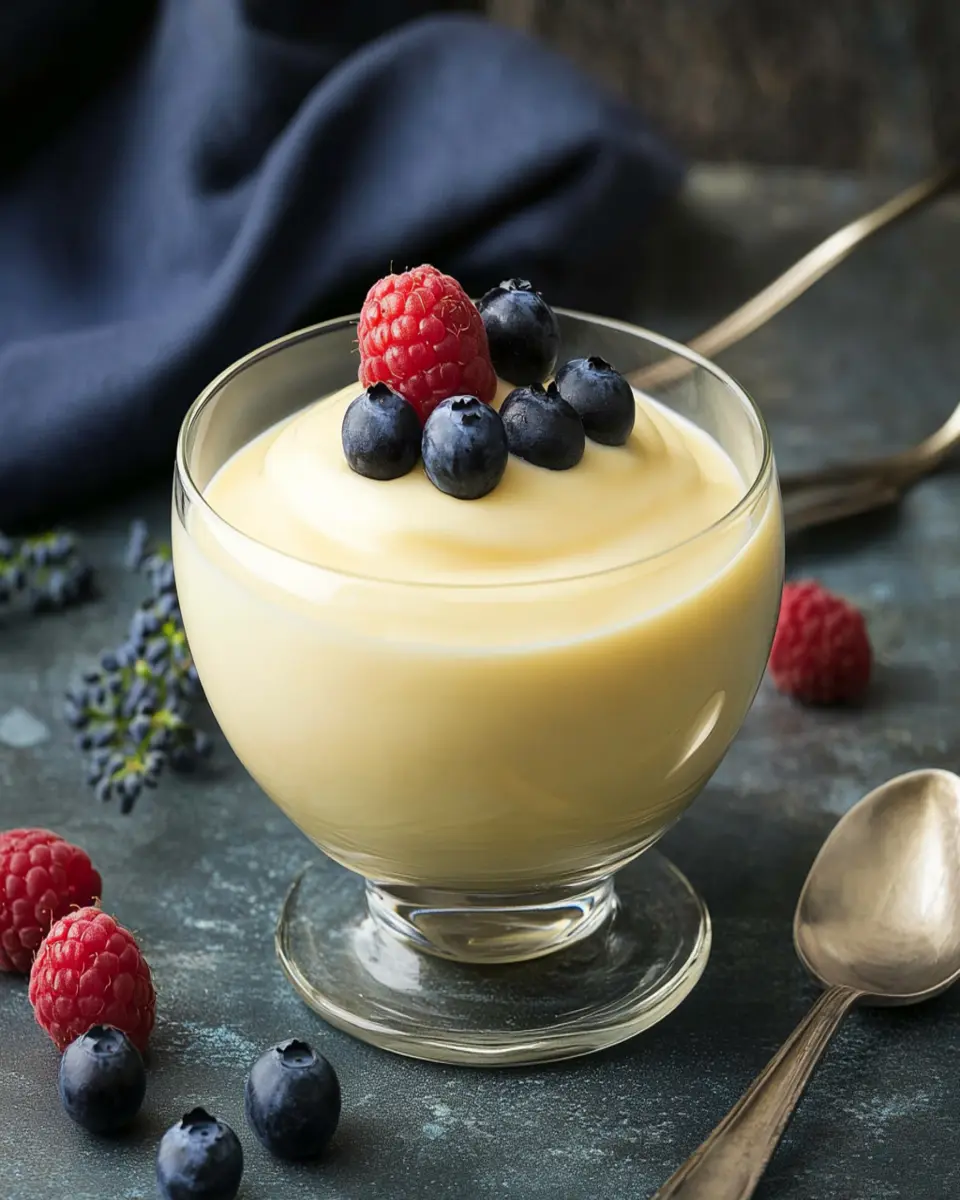Keto vanilla custard First Image First Image