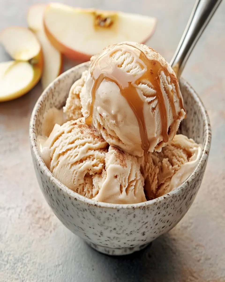 Caramel Apple Butter Ice Cream First Image First Image