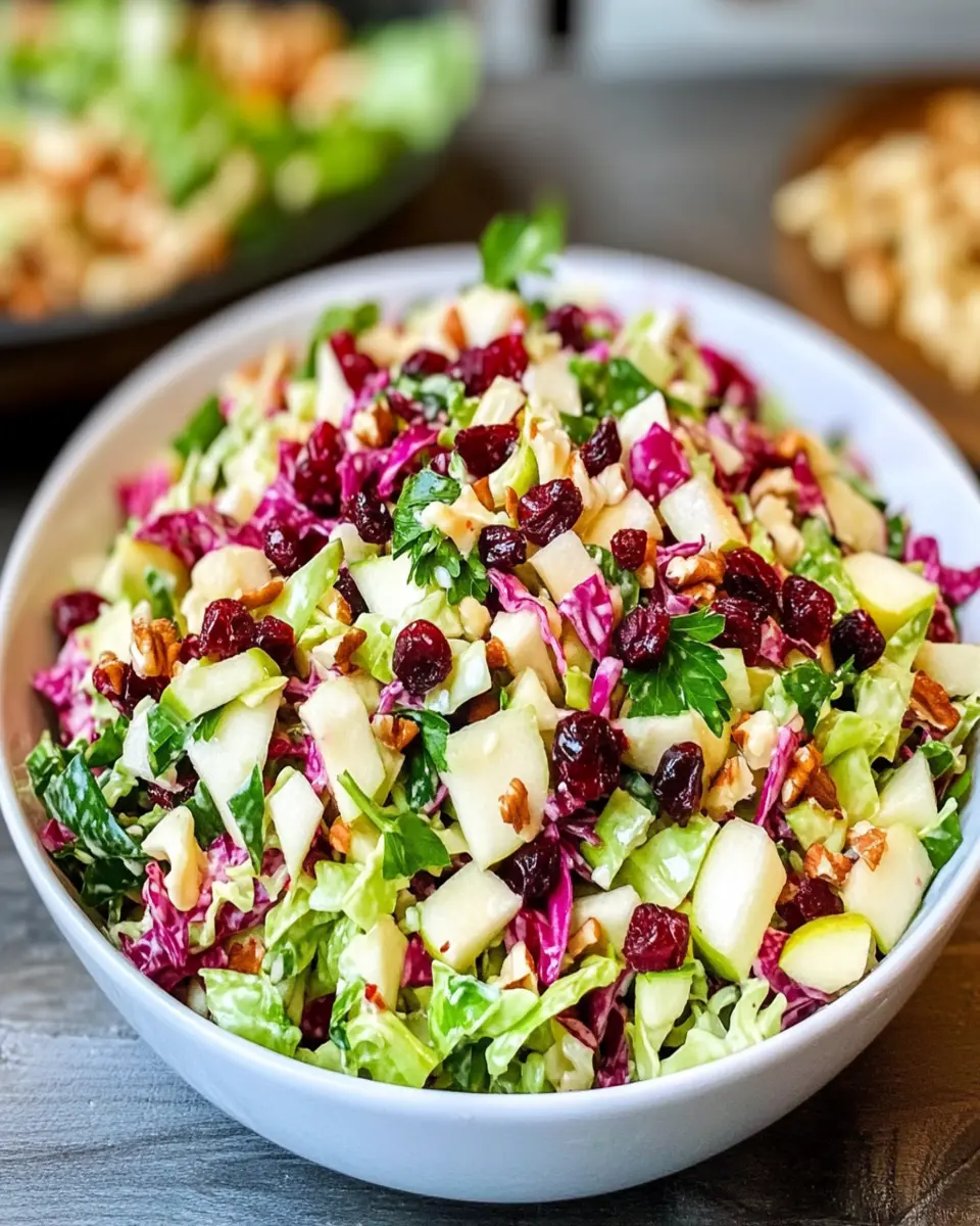 Cranberry and Apple Slaw First Image First Image