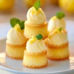 Little lemon dessert cakes First Image First Image