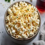 Homemade Parmesan Garlic Popcorn First Image First Image