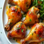 Apricot Glazed Chicken Drumsticks First Image First Image