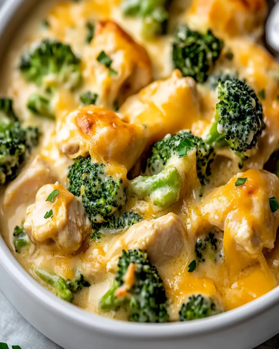 Cheesy Broccoli Chicken Bake First Image First Image