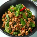 Authentic Thai Laab Moo | Spicy Minced Pork Salad First Image First Image