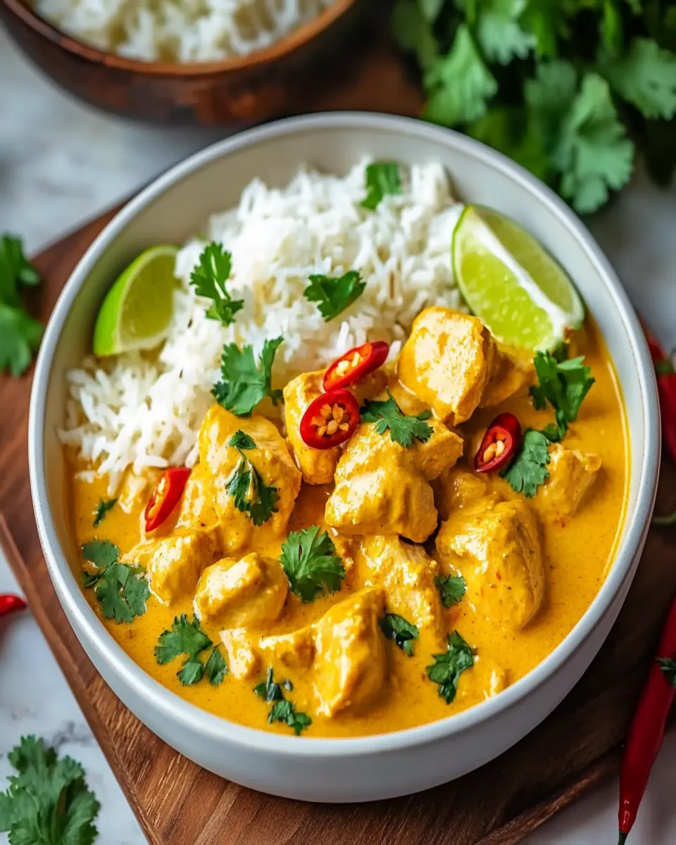 Coconut Curry Chicken First Image First Image