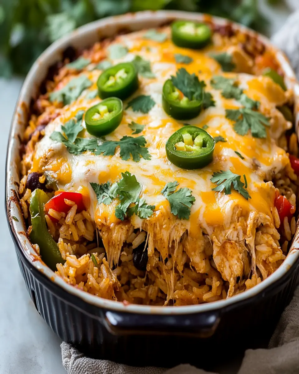 Tex-Mex Chicken and Rice Bake First Image First Image