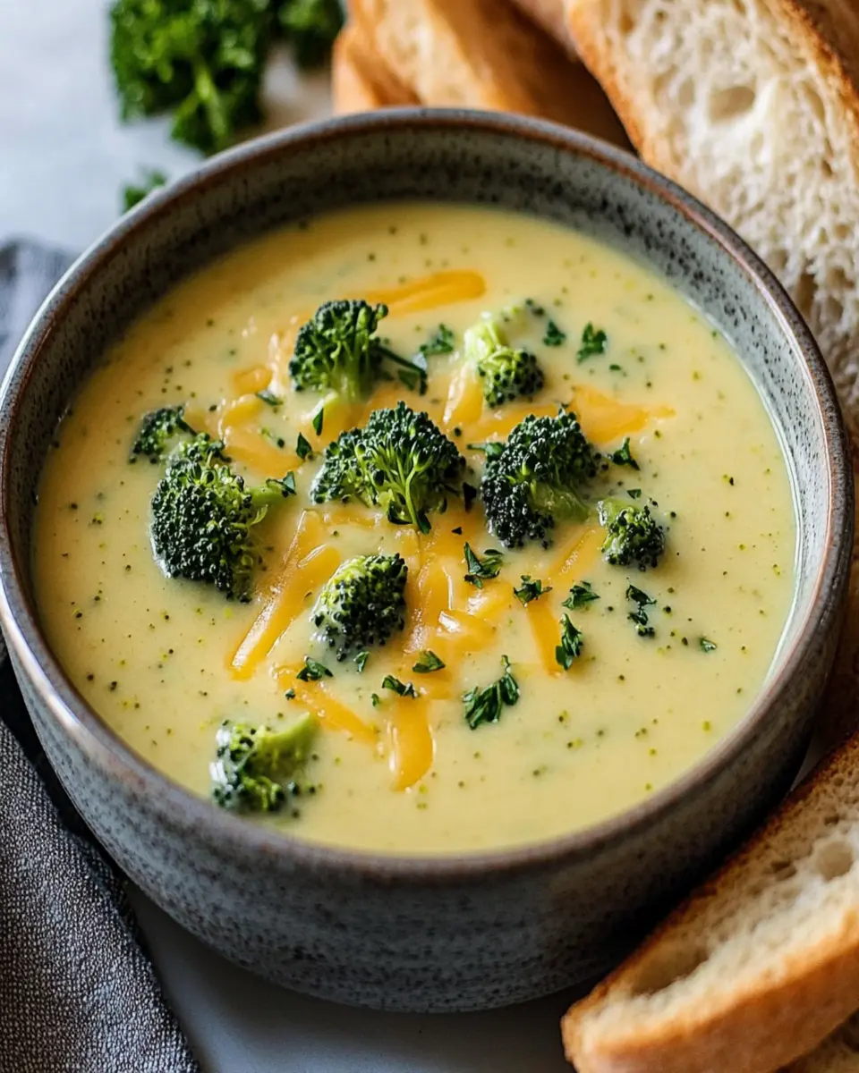 Broccoli Cheddar Soup First Image First Image