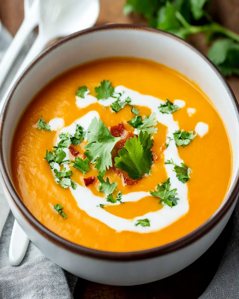 Sweet Potato and Coconut Milk Soup First Image First Image