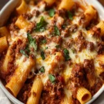 Baked Rigatoni with Meat Sauce First Image First Image