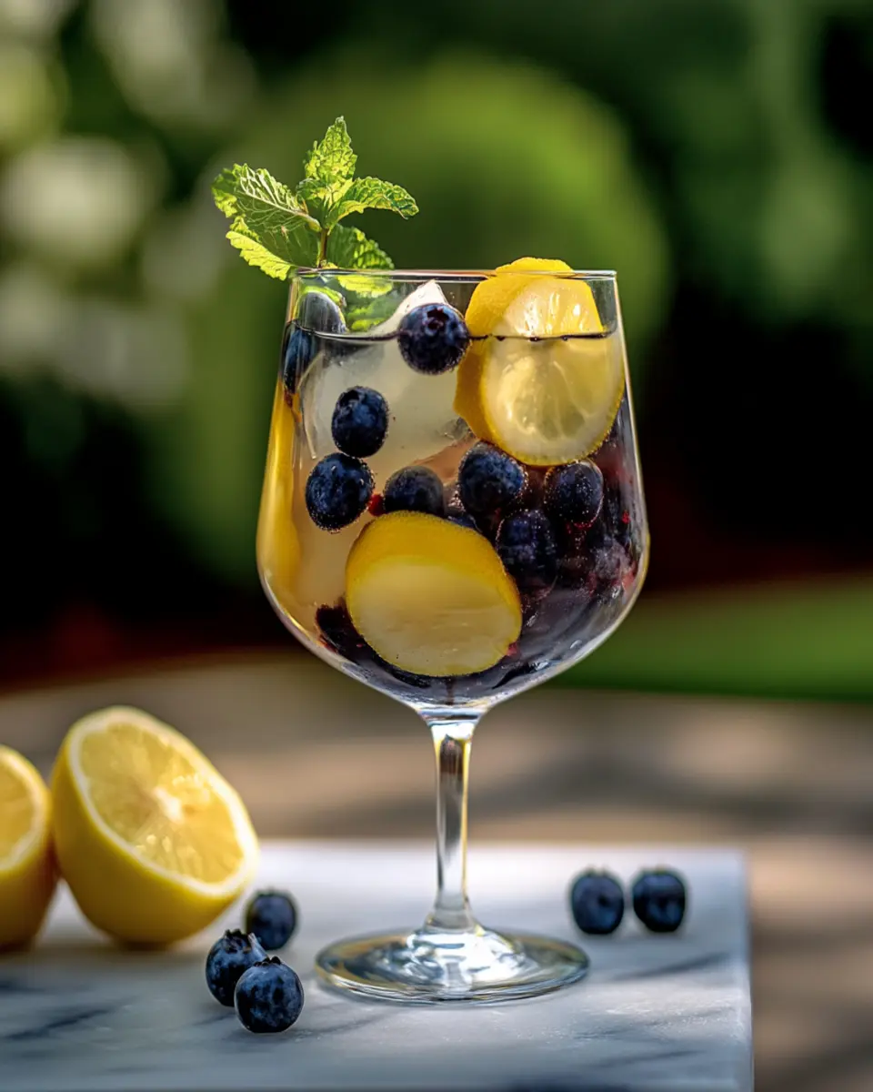 Blueberry Lemon Sangria First Image First Image