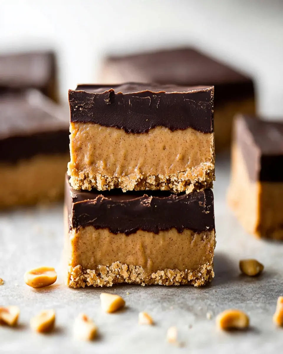 No Bake Peanut Butter Bars First Image First Image