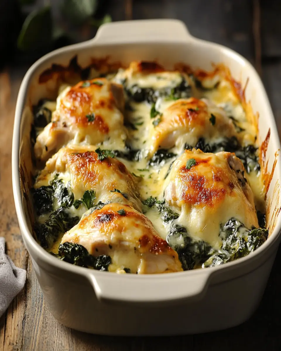 Creamy Spinach & Chicken Bake First Image First Image